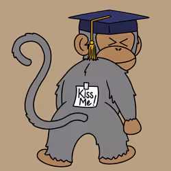 Kiss Me Monkey #8696