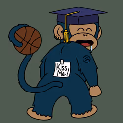 Kiss Me Monkey #8998