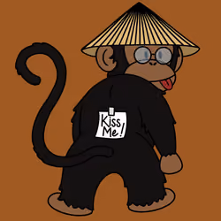 Kiss Me Monkey #4255