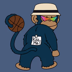 Kiss Me Monkey #1176