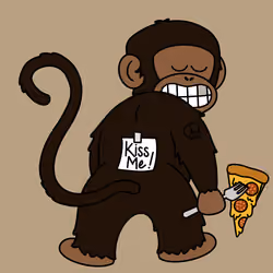 Kiss Me Monkey #1044