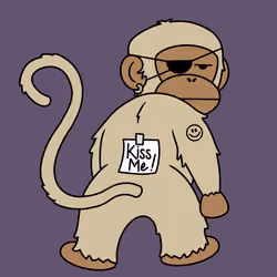 Kiss Me Monkey #3392