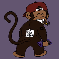 Kiss Me Monkey #6304