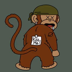 Kiss Me Monkey #6226