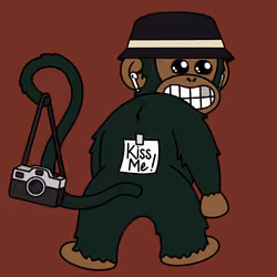 Kiss Me Monkey #8387
