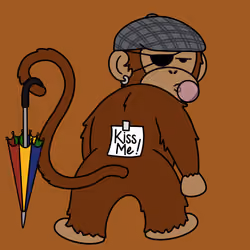 Kiss Me Monkey #6594