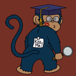 Kiss Me Monkey #1318