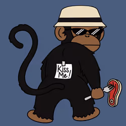 Kiss Me Monkey #7861