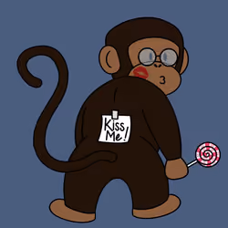 Kiss Me Monkey #2594