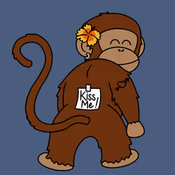 Kiss Me Monkey #9894