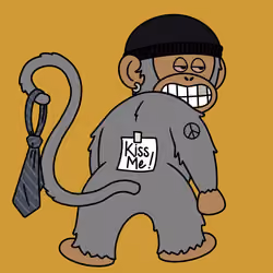Kiss Me Monkey #8975