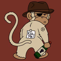 Kiss Me Monkey #1475