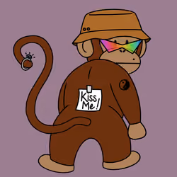 Kiss Me Monkey #4044