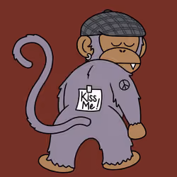 Kiss Me Monkey #6236