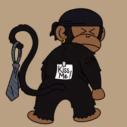 Kiss Me Monkey #8695