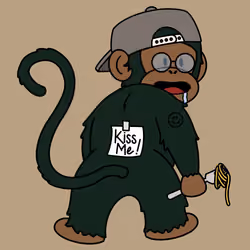 Kiss Me Monkey #9895