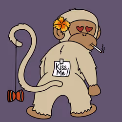 Kiss Me Monkey #6656