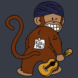 Kiss Me Monkey #2611