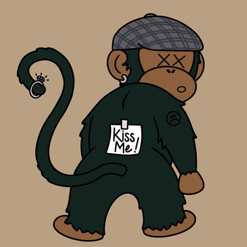 Kiss Me Monkey #5447