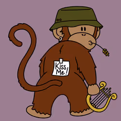 Kiss Me Monkey #1576