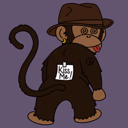 Kiss Me Monkey #8396
