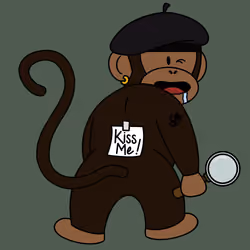 Kiss Me Monkey #4859