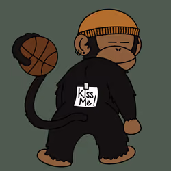 Kiss Me Monkey #5635