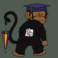 Kiss Me Monkey #3222