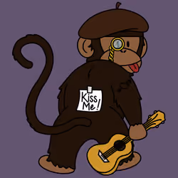 Kiss Me Monkey #7268
