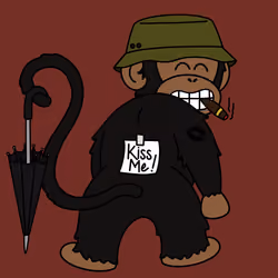 Kiss Me Monkey #9072