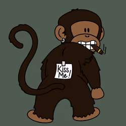 Kiss Me Monkey #7803