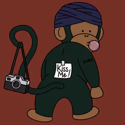 Kiss Me Monkey #6514