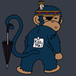 Kiss Me Monkey #4125