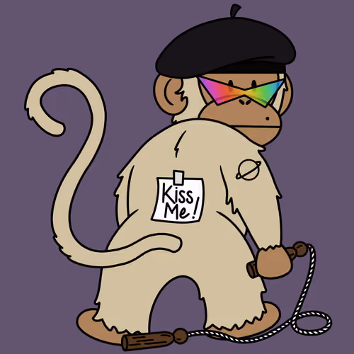 Kiss Me Monkey #8953