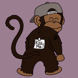 Kiss Me Monkey #3218