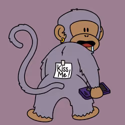 Kiss Me Monkey #8983