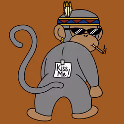 Kiss Me Monkey #2604