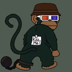 Kiss Me Monkey #8159