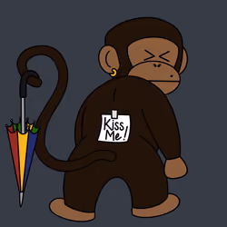 Kiss Me Monkey #3112