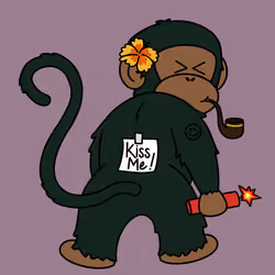 Kiss Me Monkey #9076