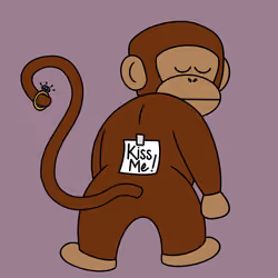 Kiss Me Monkey #9323