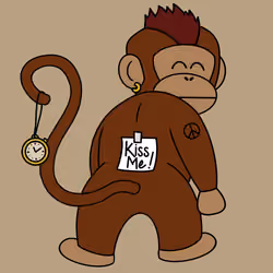 Kiss Me Monkey #2236