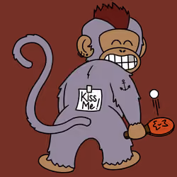 Kiss Me Monkey #8999