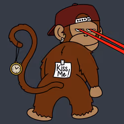 Kiss Me Monkey #7384
