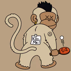 Kiss Me Monkey #7576