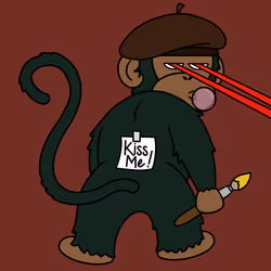 Kiss Me Monkey #9890