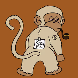 Kiss Me Monkey #3387