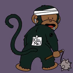 Kiss Me Monkey #4086