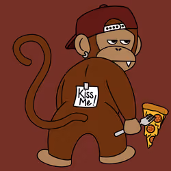 Kiss Me Monkey #9078