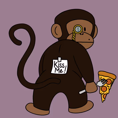 Kiss Me Monkey #9579